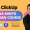 Μικρό δωρεάν course στο ClickUp